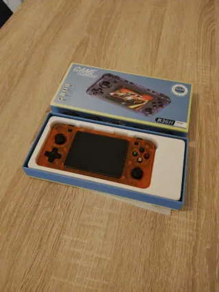 Consola Portátil R36H Naranja transparente