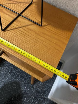 Juego 2 mesitas de noche madera