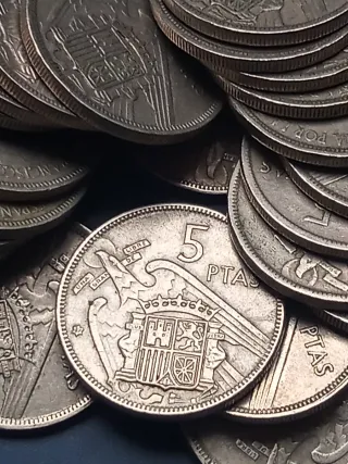 5 Pesetas 1957 Lote