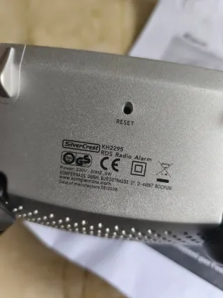 Radio Despertador SilverCrest RDS Negro