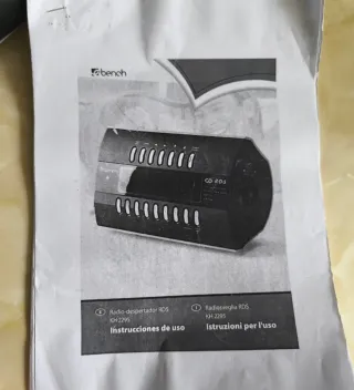 Radio Despertador SilverCrest RDS Negro