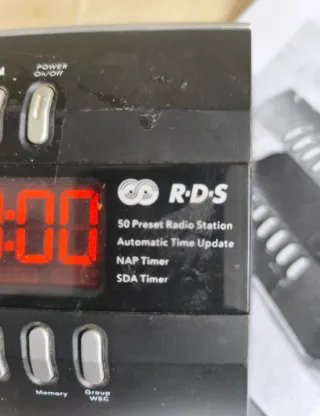 Radio Despertador SilverCrest RDS Negro