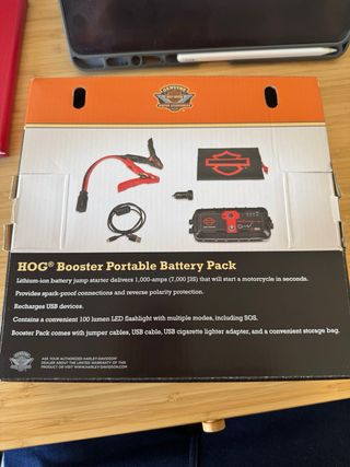 Arrancador Batería Portátil Harley Davidson HOG