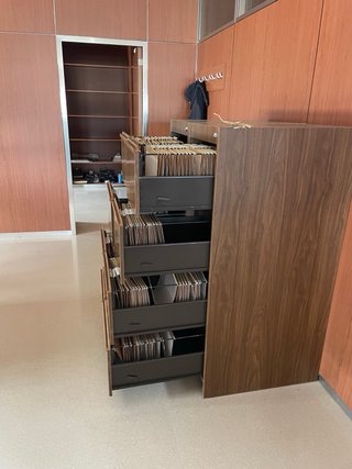 2 Archivadores Metálicos Madera