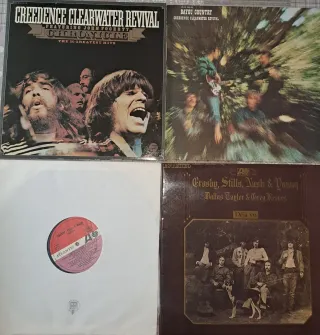 Lote 4 Vinilos Creedence/Crosby Stills Nash Young