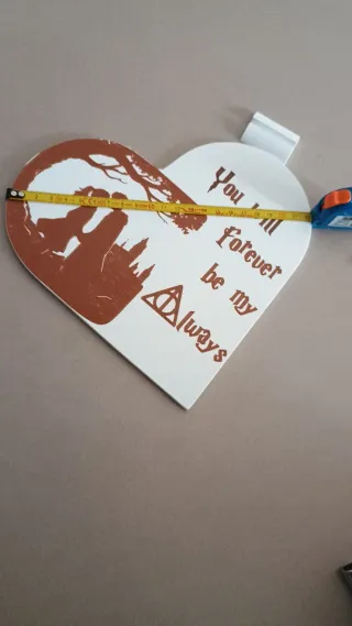 Decoraz Harry Potter San Valentino da muro o appog