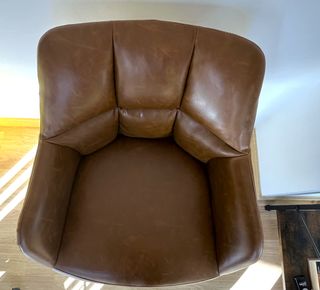 Silla Escritorio Wahson Cuero Giratoria