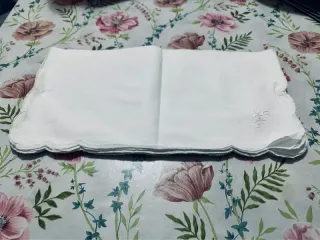 Set 7 Tovaglioli Cotone Vintage Anni 90