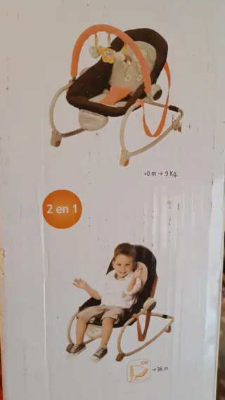 Mecedora para bebé con música y vibración