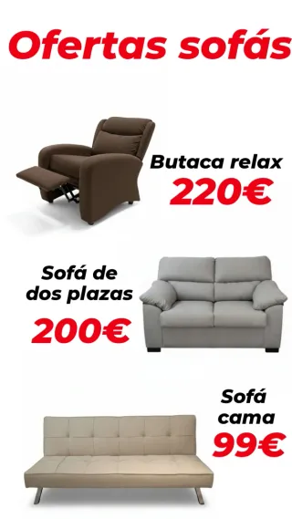 Sofá NUEVO, sofás baratos Sofá 2/3 plazas