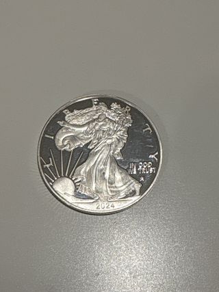 Moneda plata de ley 0,925 por valor 1 ECU.