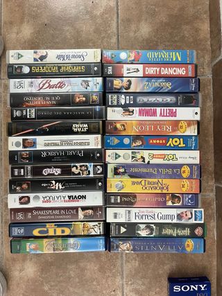 Lote Películas VHS Variadas