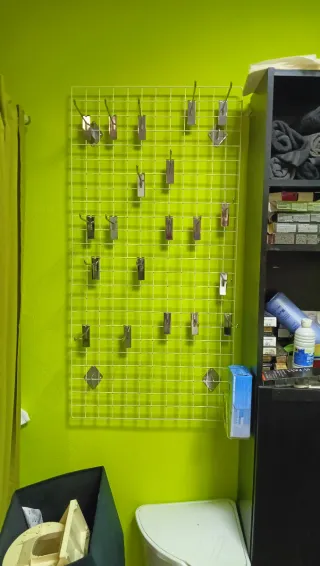 Expositor de pared rejilla