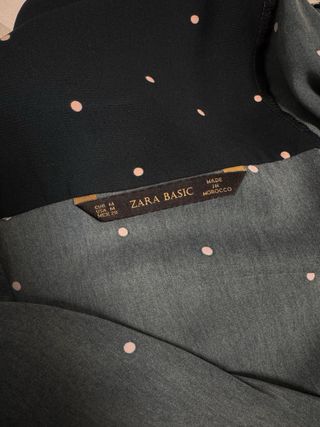 Camisa Zara Estampada Mujer Talla M