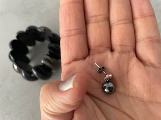 Conjunto pulsera y pendientes