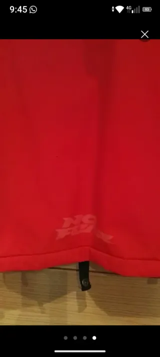 Chaqueta NO FEAR roja y negra