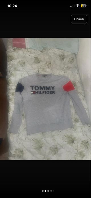 Tuta Tommy Hilfiger grigia nuova