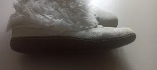 Botas Coolway efecto pelo blanco