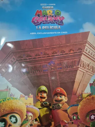 Póster Super Mario Galaxy La Película