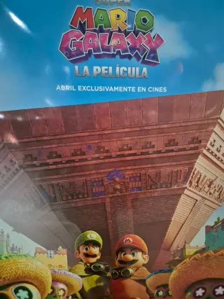 Póster Super Mario Galaxy La Película