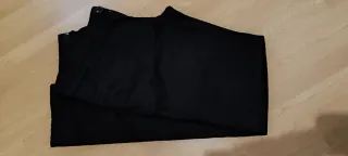 Pantalón de traje negro para mujer