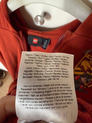 Felpa Lego bambino 8 anni Gryffindor