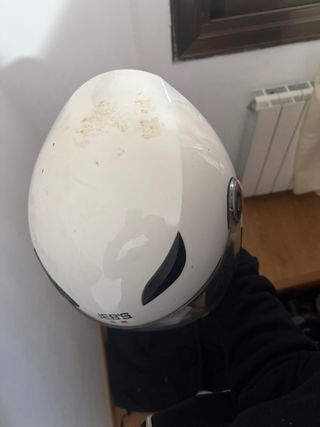 Casco Moto Blanco JEB'S con Visera