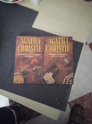2 Libros de Agatha Christie por solo 5 euros.