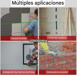 NIVEL LÁSER 4D 16 LÍNEAS CON MALETÍN Y TRÍPODE.