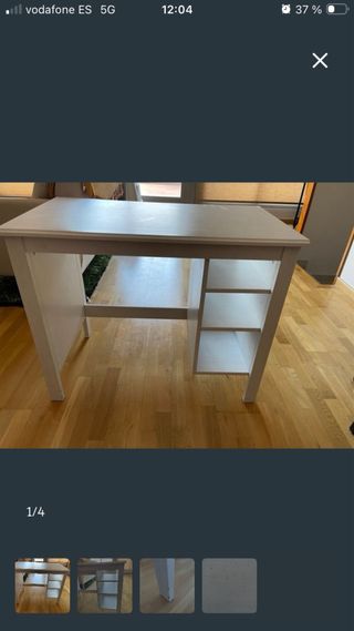 Escritorio Ikea Brusali Blanco
