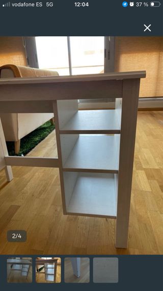 Escritorio Ikea Brusali Blanco