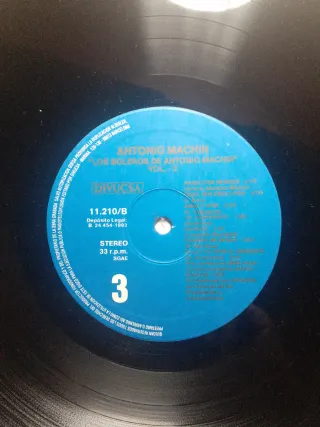 Vinilo Triple MACHÍN - Los Boleros