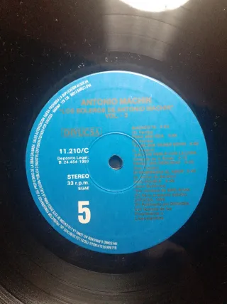 Vinilo Triple MACHÍN - Los Boleros