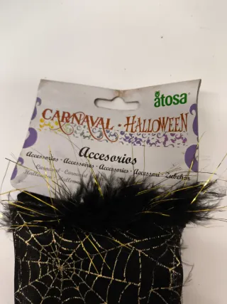 Guantes Atosa Tela Araña Halloween