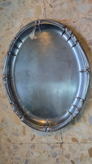 Set 6 vassoi acciaio