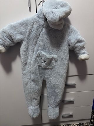 Buzo polar de bebé con capucha