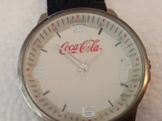 Reloj Coca-Cola Plata y Blanco