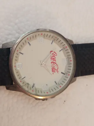 Reloj Coca-Cola Plata y Blanco