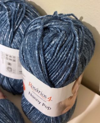 4 madejas lana Nanny Pop color 9