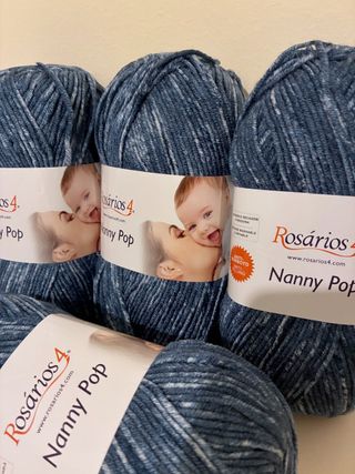 4 madejas lana Nanny Pop color 9