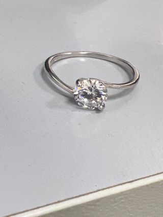 Anillo Plata con Circonita