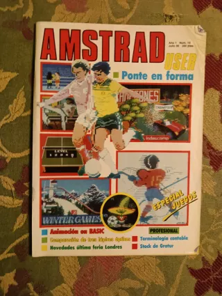 Ordenador Amstrad CPC 6128 con accesorios