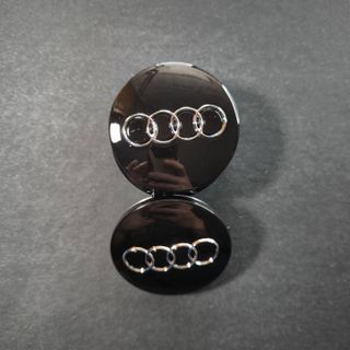TAPABUJES AUDI 60mm NEGRO - EMBLEMA LLANTAS AUDI