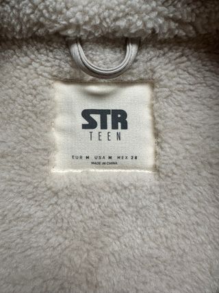 Abrigo borreguito beige