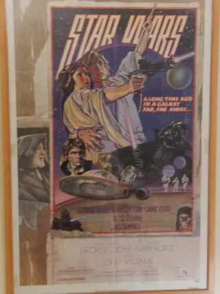 Star Wars Póster Original 1977 Americano