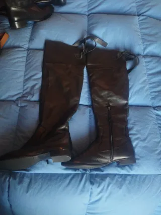 Stivali donna in pelle neri