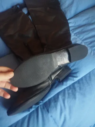 Stivali donna in pelle neri