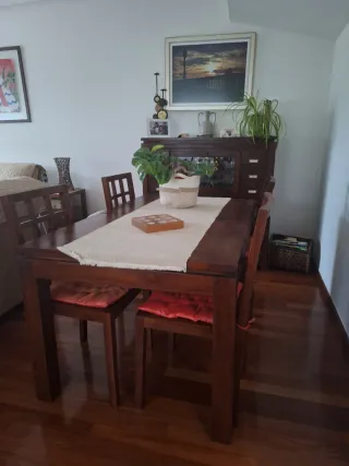 Set di 4 sedie Banax in legno massello