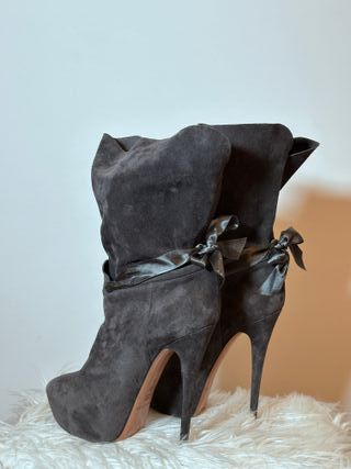 Stivali Casadei Camoscio Grigio