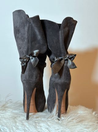 Stivali Casadei Camoscio Grigio